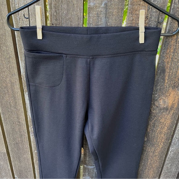 American Giant Black Ponte Kick Flare Pant Sz 2 - Picture 7 of 16